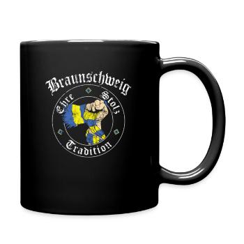 Braunschweig Ehre Stolz Tradition No II - Tasse einfarbig - Schwarz - Rechts