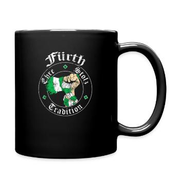 Fürth Ehre Stolz Tradition No II - Tasse einfarbig - Schwarz - Rechts