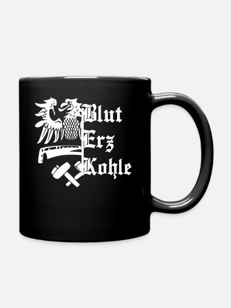 Blood Ore Coal - Full Colour Mug - black