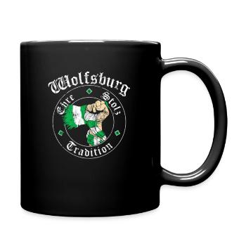 Wolfsburg Ehre Stolz Tradition No II - Tasse einfarbig - Schwarz - Rechts