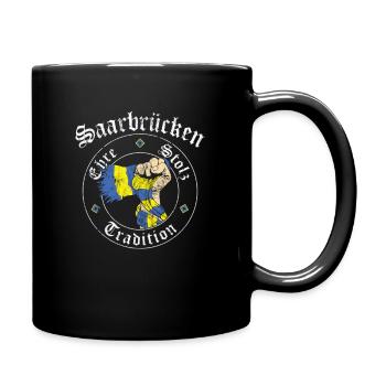 Saarbrücken Ehre Stolz Tradition No II - Tasse einfarbig - Schwarz - Rechts