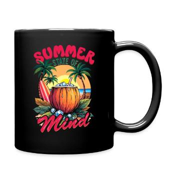 Design PNG File - Tasse einfarbig - Schwarz - Rechts