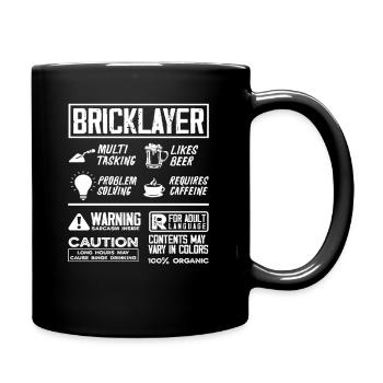 Maurer Multitasking Beer Caffeine Warning - Full Colour Mug - black - Right