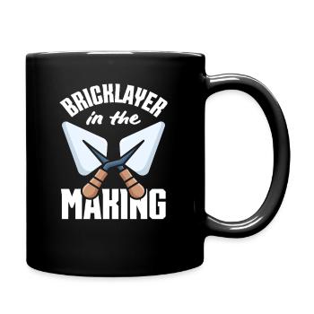 Bricklayer In Manufacturing Trowel Enthusiast - Full Colour Mug - black - Right