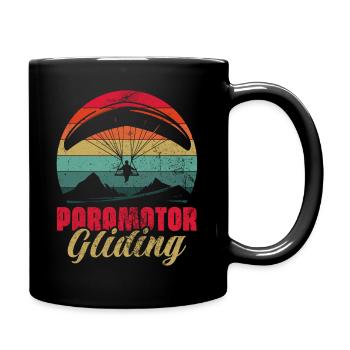 Paramoteur Planeur Aviation Ultralight Parapente - Mug uni - noir - Droite