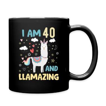40ème années Femmes Anniversaire Vêtements & Accessoires - Mug uni - noir - Droite