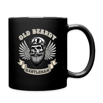 old beardy gentleman - Tasse einfarbig - Schwarz - Rechts