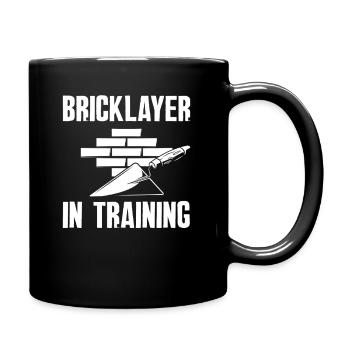 Maçon en formation Futur métier - Mug uni - noir - Droite