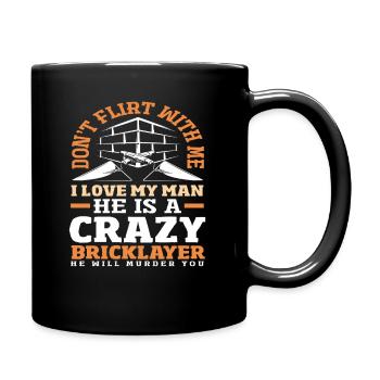 Mason Flirt Not Love My Madness - Full Colour Mug - black - Right
