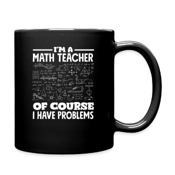 Math Teacher Math Gift - Full Colour Mug - black - Right