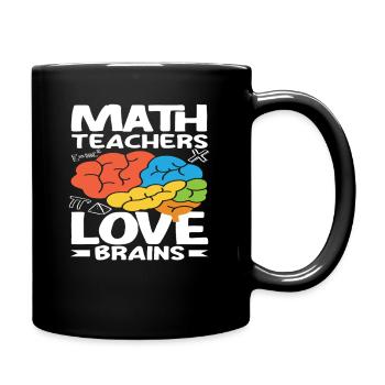 Cadeau de mathématiques pour professeur de mathématiques - Mug uni - noir - Droite