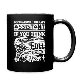 Assistant Occupational Therapist - Full Colour Mug - black - Right