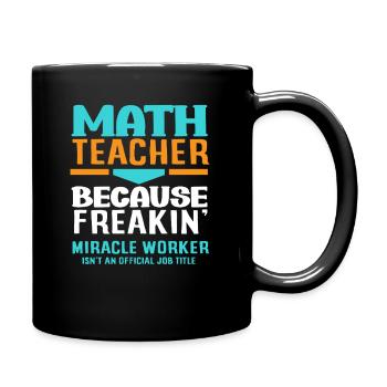 Math Teacher Math Gift - Full Colour Mug - black - Right