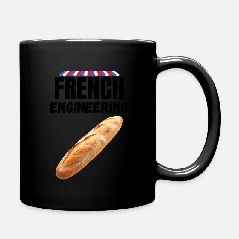 French Engineering - Baguette - Mug uni - noir