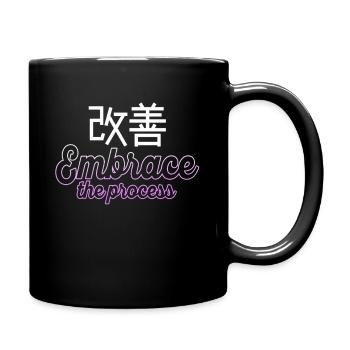 Le Kaizen japonais adopte le processus - Mug uni - noir - Droite