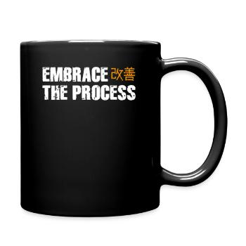 Le Kaizen japonais adopte le processus - Mug uni - noir - Droite