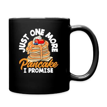 Juste une crêpe de plus promise - Mug uni - noir - Droite