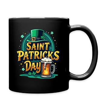 Saint Patrick's Day Beer - Full Colour Mug - black - Right