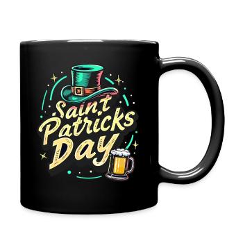 Saint Patrick's Day Beer - Full Colour Mug - black - Right