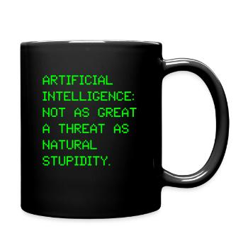 Artificial intelligence artificial intelligence - Full Colour Mug - black - Right