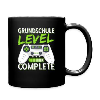 Grundschule Abschluss 2025 Grundschulabschluss - Tasse einfarbig - Schwarz - Rechts