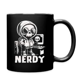 Nerdy - Tasse einfarbig - Schwarz - Rechts