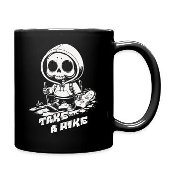 Take a Hike - Tasse einfarbig - Schwarz - Rechts