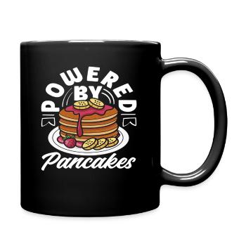 Powered by Pancakes Enjoyment - Full Colour Mug - black - Right