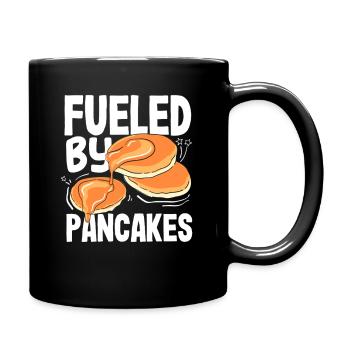 Alimenté par l’énergie des crêpes - Mug uni - noir - Droite