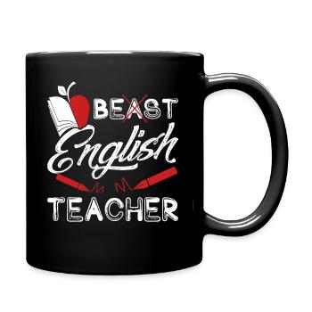 English Teacher Best English Teacher - Full Colour Mug - black - Right