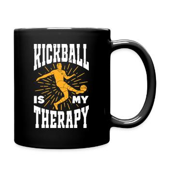 Le kickball est mon capitaine d’équipe de thérapie Kick ball - Mug uni - noir - Droite