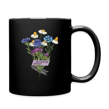 Blossom Spirit Bouquet Blossom Spirit Floral - Full Colour Mug - black - Right