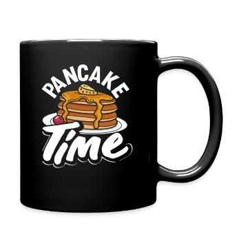 Pancakes Time Delicious Pleasure Motif - Full Colour Mug - black - Right