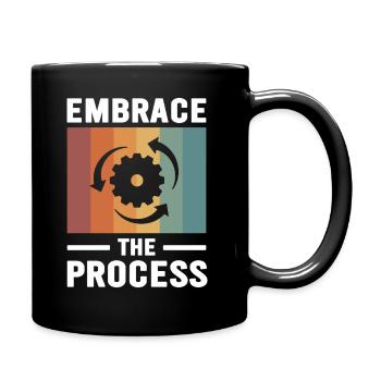 Le Kaizen japonais adopte le processus - Mug uni - noir - Droite