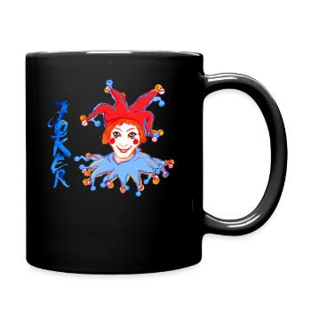 241030 Joker 042 opt 400dpi - Tasse einfarbig - Schwarz - Rechts