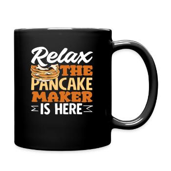 Détendez-vous, la crêpière est là - Mug uni - noir - Droite