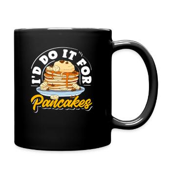 Crêpes Je ferais n'importe quoi pour des crêpes - Mug uni - noir - Droite