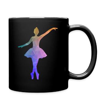 Ballet Dancing Dancer - Full Colour Mug - black - Right