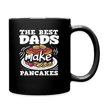 Crêpes Faire les meilleurs papas - Mug uni - noir - Droite