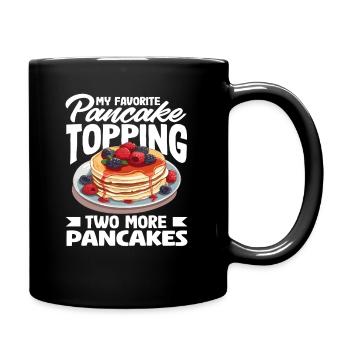 Crêpes Ma garniture préférée Deux autres - Mug uni - noir - Droite
