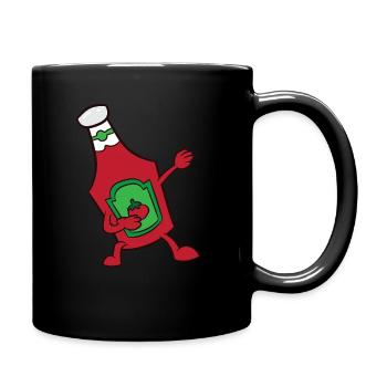 Ketchup - danse, dab, dab, dabbing - Mug uni - noir - Droite