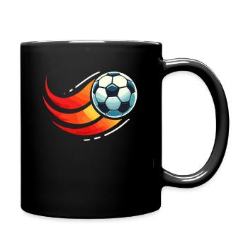 football, joueur de football, joueur de football garçon - Mug uni - noir - Droite