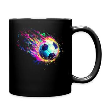 football, joueur de football, joueur de football garçon - Mug uni - noir - Droite
