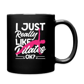 Pilates J’aime beaucoup le Pilates - Mug uni - noir - Droite