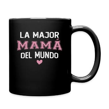 La meilleure maman du monde pour la fête des mères - Mug uni - noir - Droite
