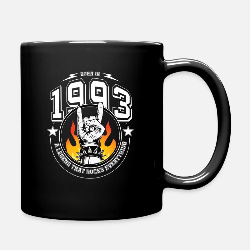 1993 Anniversaire, rock tout - Mug uni - noir