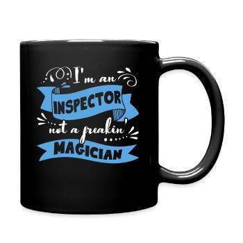 Inspector I Am An Inspector - Full Colour Mug - black - Right