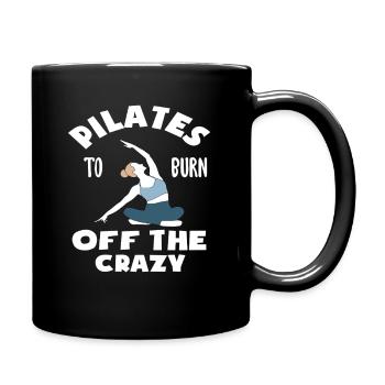 Le Pilates pour s’entraîner à la folie - Mug uni - noir - Droite