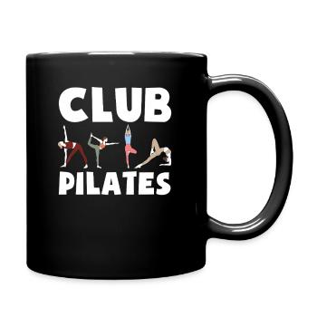 Pilates Club Fitness Fans - Full Colour Mug - black - Right