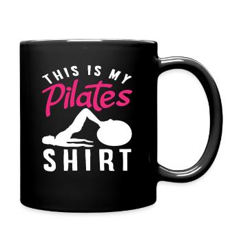 Pilates C’est ma chemise de Pilates - Mug uni - noir - Droite